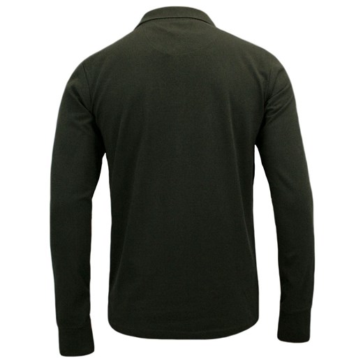 Ciemnozielona Koszulka Polo - Długi Rękaw, Longsleeve z Kołnierzykiem - Brave Soul, Męski TSBRSSS18LINCOLNkhaki czarny Brave Soul S JegoSzafa.pl