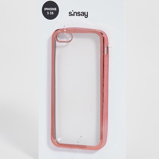 Sinsay - Case na iphone 5/5s - Różowy Sinsay szary One Size Sinsay.
