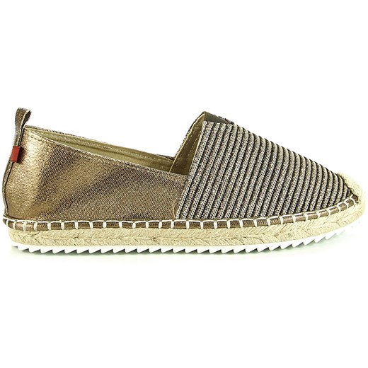 Espadryle damskie złote Big Star AA274195 Big Star brazowy 36 okazja ButyRaj.pl