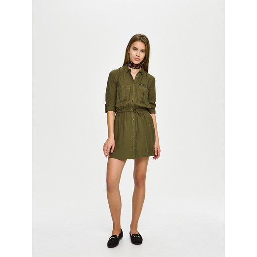 Sinsay - Militarna szmizjerka - Khaki zielony Sinsay XL