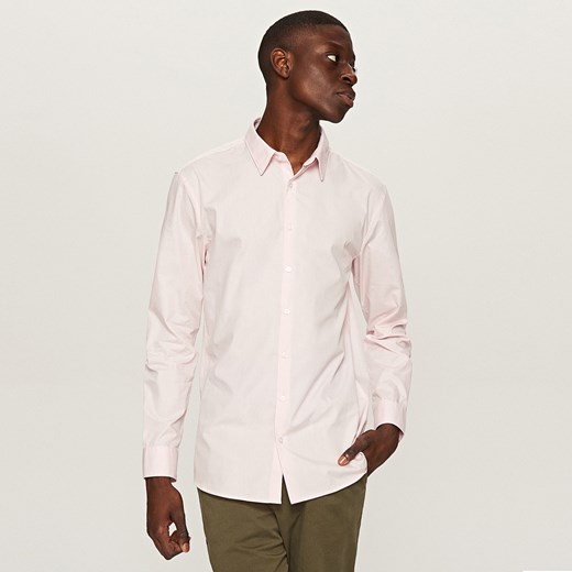 Reserved - Elegancka koszula z tkaniny poplin - Różowy Reserved bezowy 42 