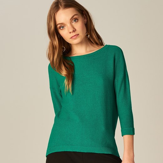 Mohito - Miękki sweter z bawełną - Zielony Mohito zielony XXS 