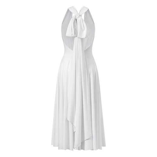 INFINITY DRESS midi white - sukienka -40% Risk szary M, L Risk Made in Warsaw wyprzedaż