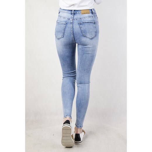 Jasne spodnie jeansowe niebieski  M olika.com.pl