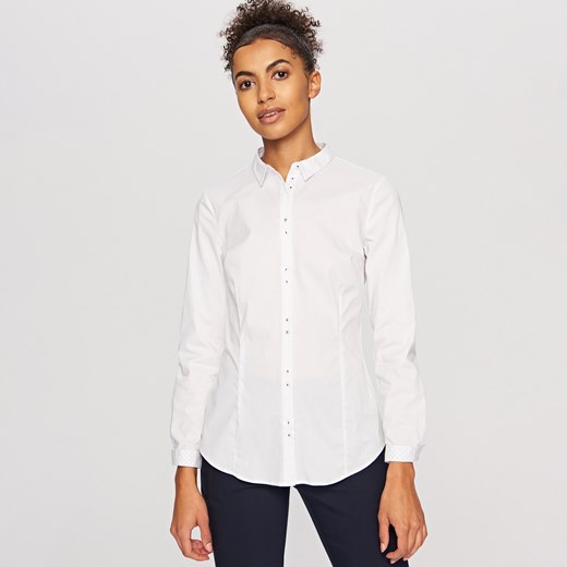 Reserved - Elegancka koszula - Biały bialy Reserved 46 