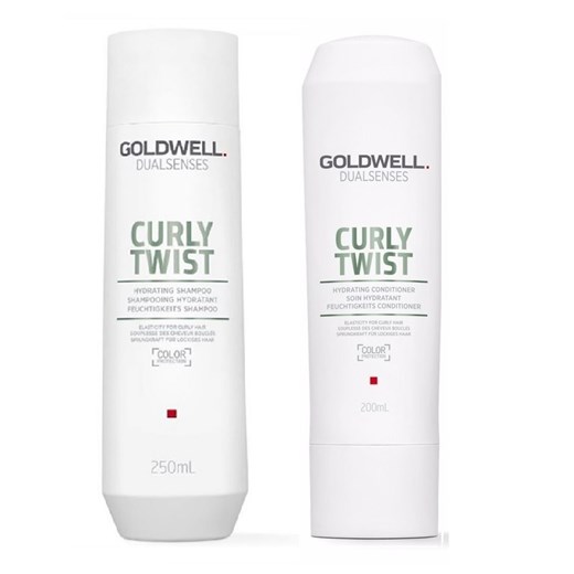 Goldwell Curly Twist zestaw do włosów kręconych | Szampon 250ml, Odżywka 200ml - Wysyłka w 24H! bialy Goldwell  Estyl.pl