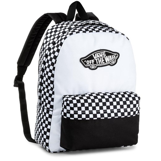 Plecak VANS - Realm Backpack V000NZ056M Black/White Vans bialy  eobuwie.pl