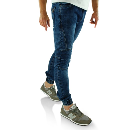 Joggery męskie jeansowe LX05-6 czarny  33 okazja anmir.pl 