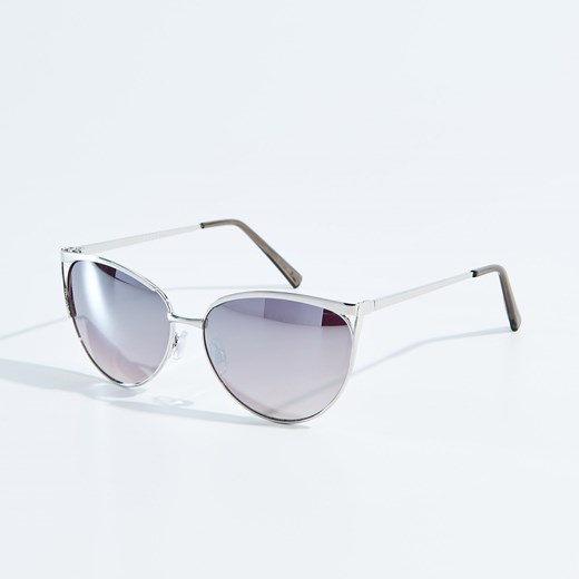Mohito - Okulary przeciwsłoneczne - Srebrny Mohito bialy One Size 