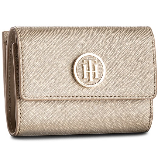 Mały Portfel Damski TOMMY HILFIGER - Honey Med Flap Wallet AW0AW05197 903  Tommy Hilfiger  eobuwie.pl