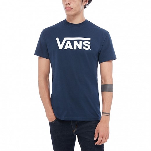 Oryginalny T-shirt Vans Classic Navy Vgggnav  Vans L SMA VANS