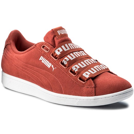 Sneakersy PUMA - Vikky Ribbon Bold 365312 02 Spiced Coral/Spiced Coral Puma czerwony 38.5 eobuwie.pl