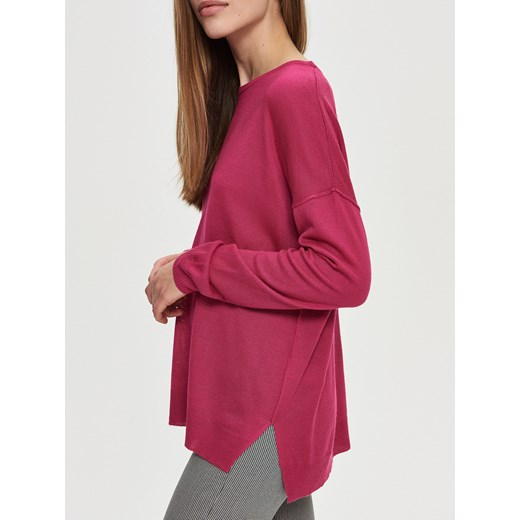 Sinsay - Lekki sweter - Różowy Sinsay rozowy M 