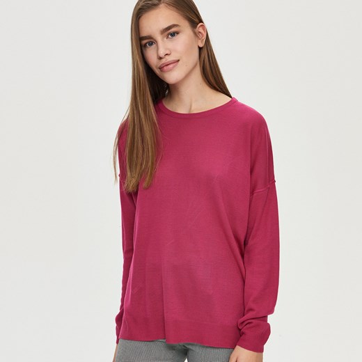 Sinsay - Lekki sweter - Różowy rozowy Sinsay S 