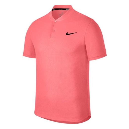 Męskie polo tenisowe Nike Court Dry Advantage Solid Polo - lava glow