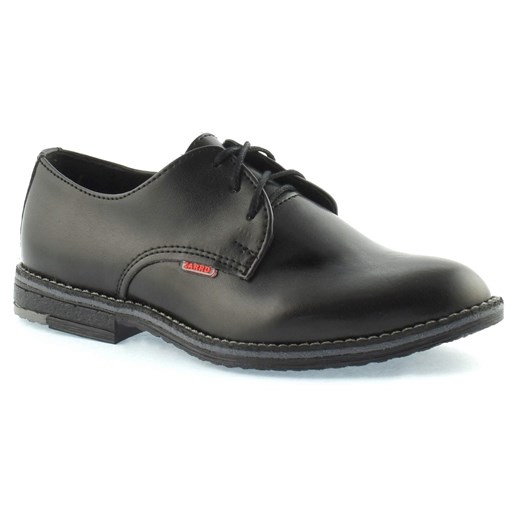 Eleganckie buty komunijne dla chłopca Zarro 130/03 - Czarny szary Zarro 35 Sklep Dorotka