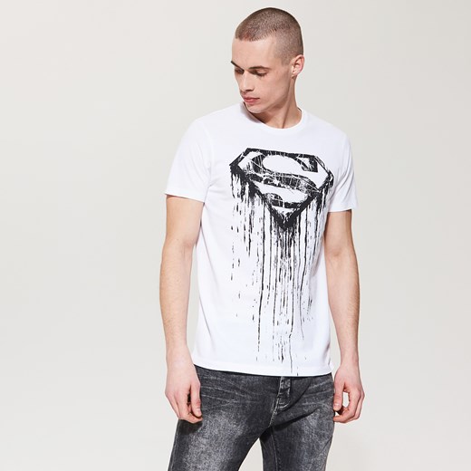 House - T-shirt z nadrukiem superman - Biały  House L 