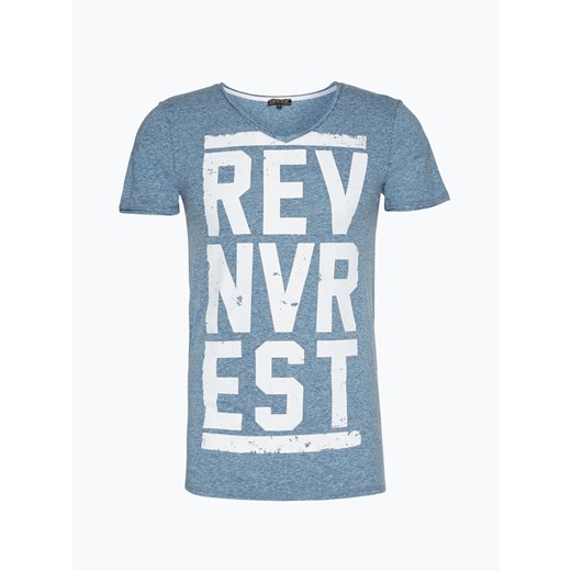 Review - T-shirt męski, niebieski