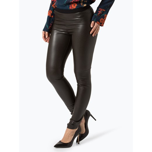 Marc Cain Essentials - Legginsy damskie, brązowy Marc Cain Essentials szary 36 vangraaf