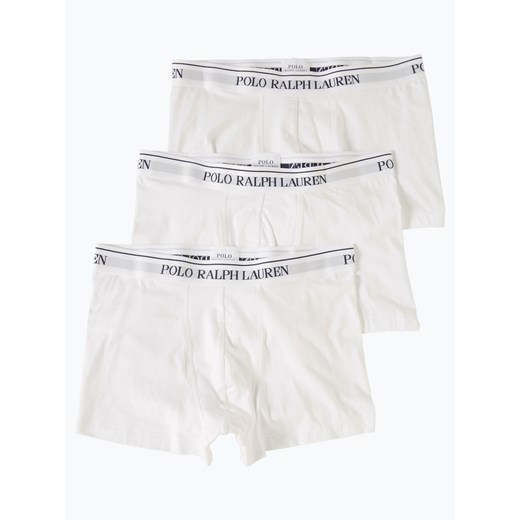Polo Ralph Lauren - Obcisłe bokserki męskie pakowane po 3 szt., biały