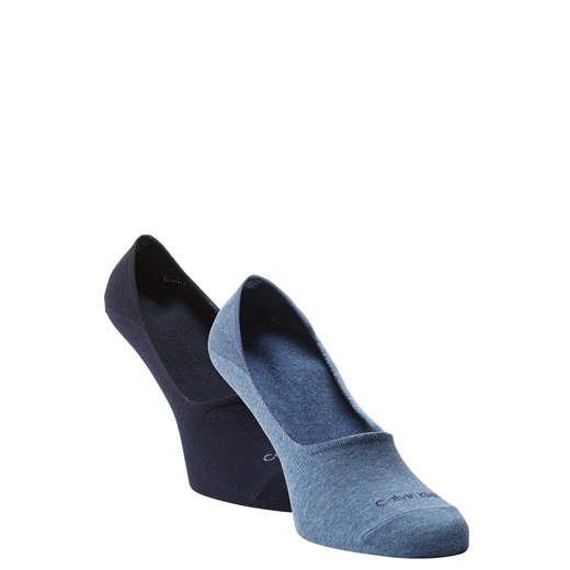 Calvin Klein - Męskie skarpety do obuwia sportowego pakowane po 2 sztuki, niebieski
