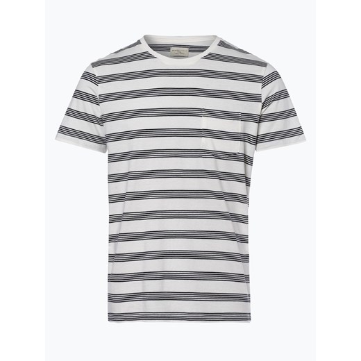 Selected - T-shirt męski – Theo, beżowy Selected szary L vangraaf
