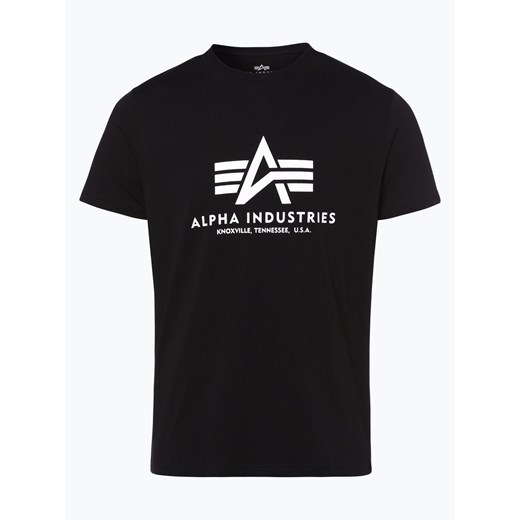Alpha Industries - T-shirt męski, czarny