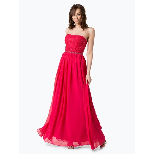 Luxuar Fashion - Damska sukienka wieczorowa, różowy Luxuar Fashion czerwony 36 vangraaf