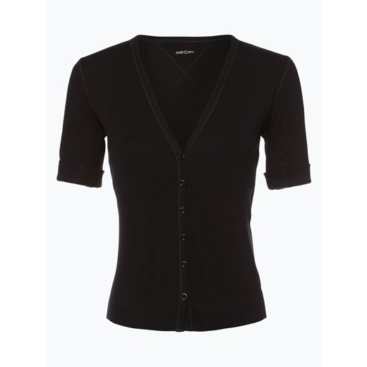 Marc Cain Essentials - Damska bluza rozpinana, czarny Marc Cain Essentials czarny 44 vangraaf