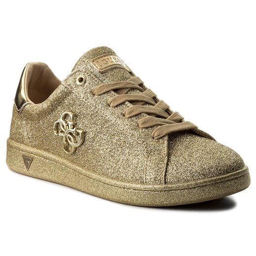 Sneakersy GUESS - Baysic FLBYC1 ELE12  GOLD szary Guess 35 eobuwie.pl