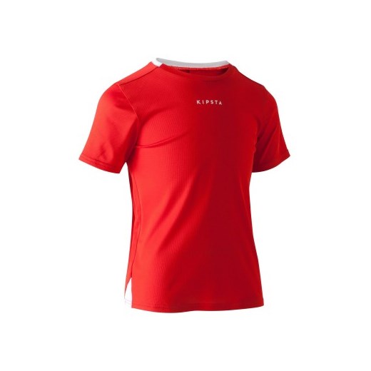 Koszulka F100 czerwony Kipsta 6 LAT Decathlon