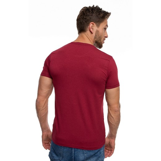 T - shirt basic czerwony  XXL eLeger