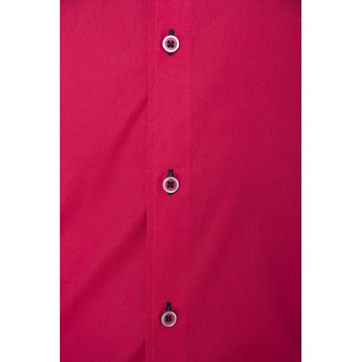 Koszula gładka czerwona  rozowy 176/182 42 eLeger