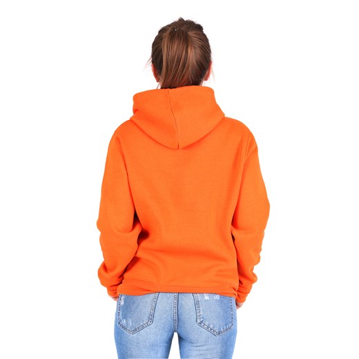 Bluza z kapturem Self Love Magia Zakupów pomaranczowy S magiazakupow.com okazyjna cena