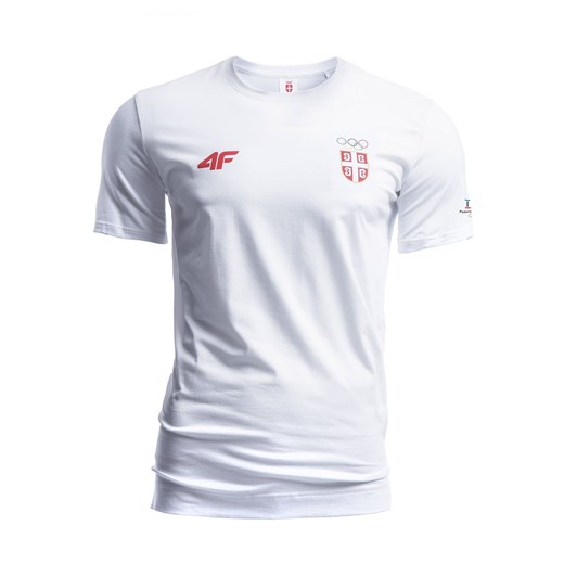 Koszulka męska Serbia Pyeongchang 2018 TSM700 - biały 4F bialy  