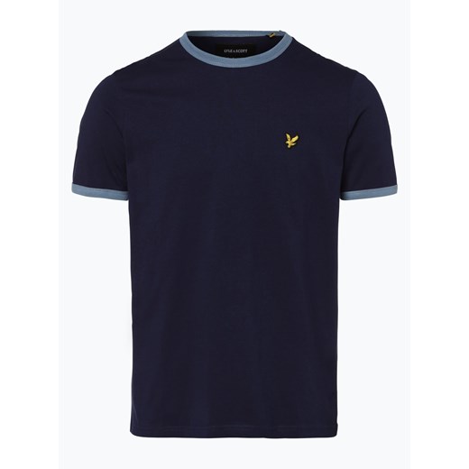 Lyle & Scott - T-shirt męski, niebieski czarny Lyle & Scott XXL vangraaf