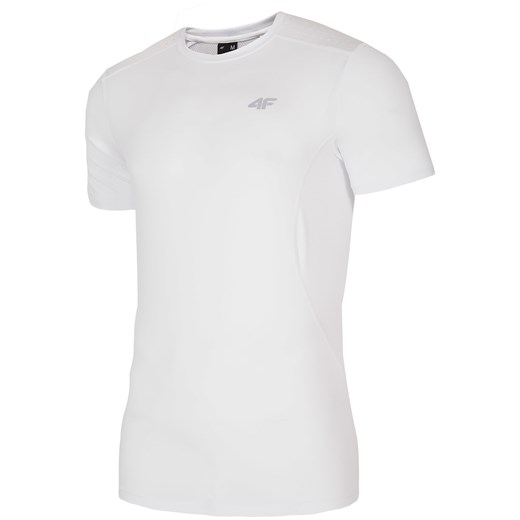 Koszulka treningowa męska TSMF008 - biały  4F  