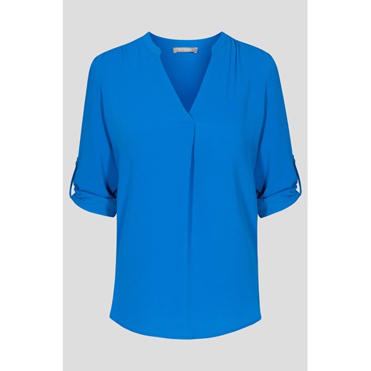 Bluzka z podpinanymi rękawami 3/4 niebieski ORSAY 38 orsay.com