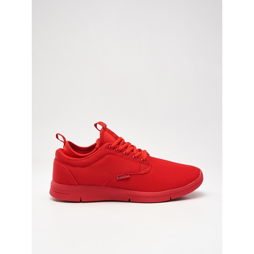 Cropp - Sneakersy z profilowaną podeszwą - Czerwony  Cropp 46 