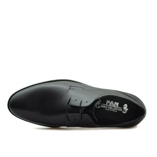 Pantofle Pan 1143 Czarne lico Pan   Arturo-obuwie