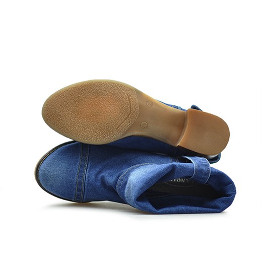 Botki Lanqier 40C201 Jeans Lanqier Arturo-obuwie