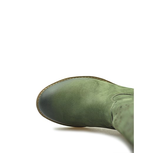 Kozaki Exclusive Roberto 604 Ciemny Zielony nubuk  Exclusive Roberto  Arturo-obuwie