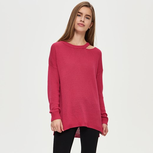 Sinsay - Ladies` sweater - Różowy rozowy Sinsay S 