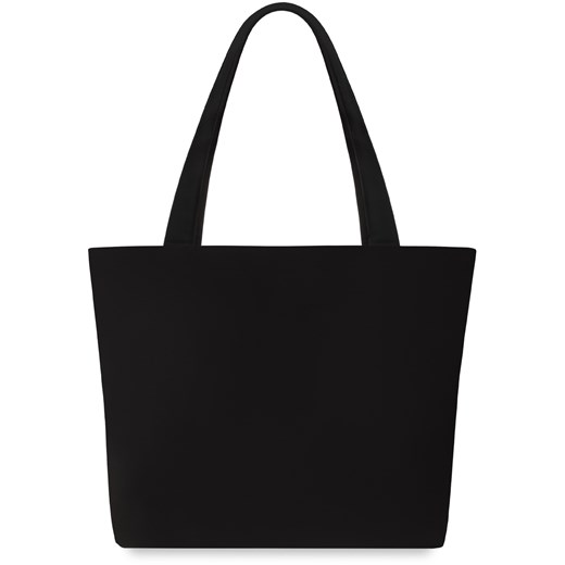 Shopperka damska torebka zakupowa torba totebag – czarny  czarny  world-style.pl