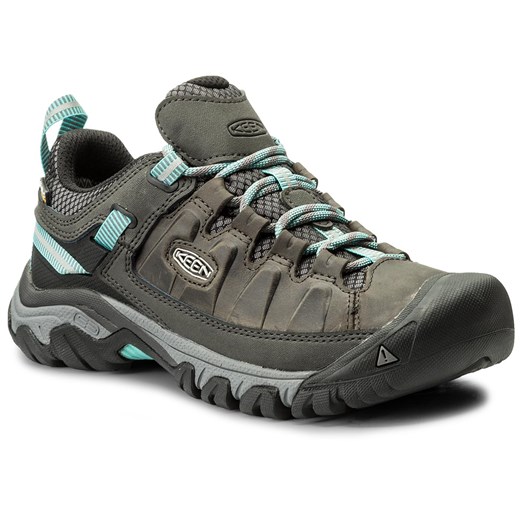 Trekkingi KEEN - Targhee III Wp 1018154 Alcatraz/Blue Turquoise szary Keen 41 eobuwie.pl