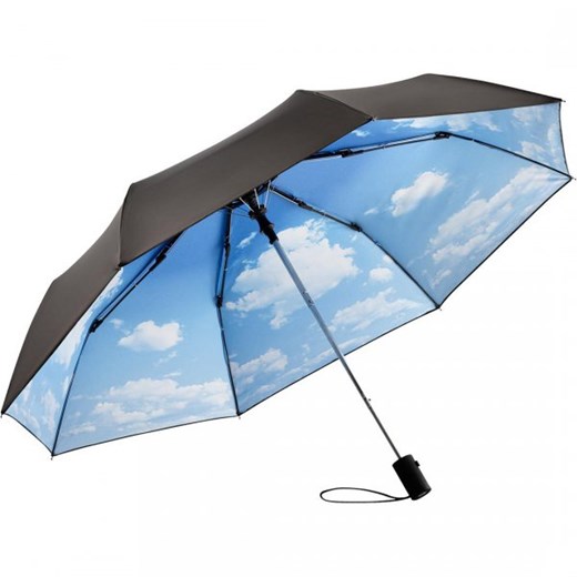Chmury - parasolka na deszcz i słońce - z ochroną przeciw UV UPF50+ niebieski Fare  Parasole MiaDora.pl