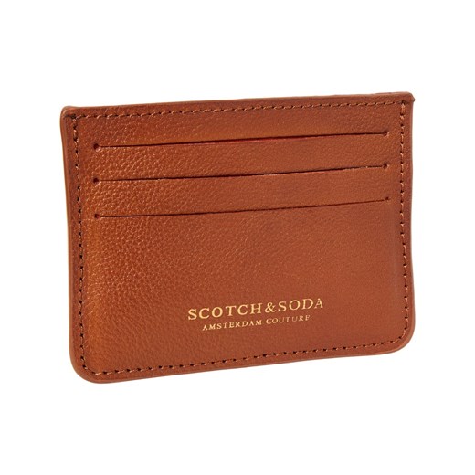 Leather Card Holder  Scotch&Soda brazowy  