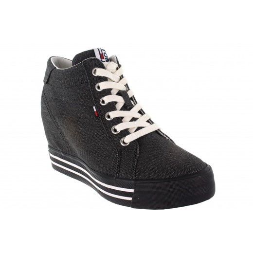 Sneakersy  JEANS Sneaker Wedge EN0EN00192 Black 990  Tommy Hilfiger 41 Ego