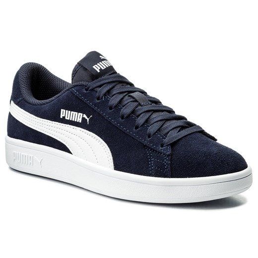 Sneakersy PUMA - Smash V2 364989 04 Peacoat/Puma White Puma bialy 44 eobuwie.pl