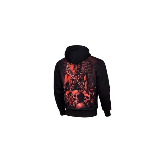 Bluza z kapturem Pit Bull Skull Dog 17 - Czarna (127032.9000) czarny Pit Bull West Coast / Usa ?Zbrojownia.pl XL ZBROJOWNIA